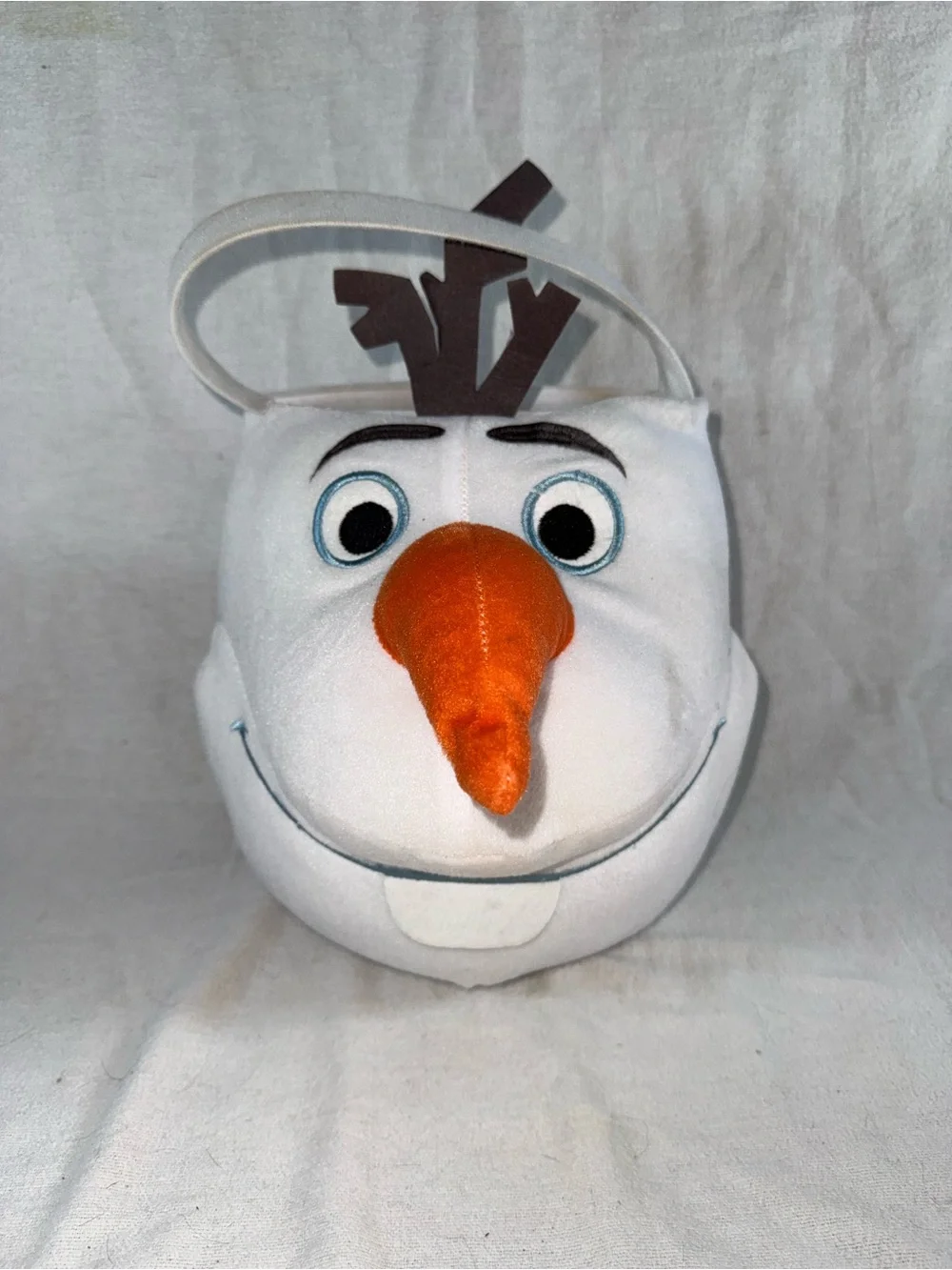 Disney Frozen Oalf White Plush Character Halloween/Easter Basket